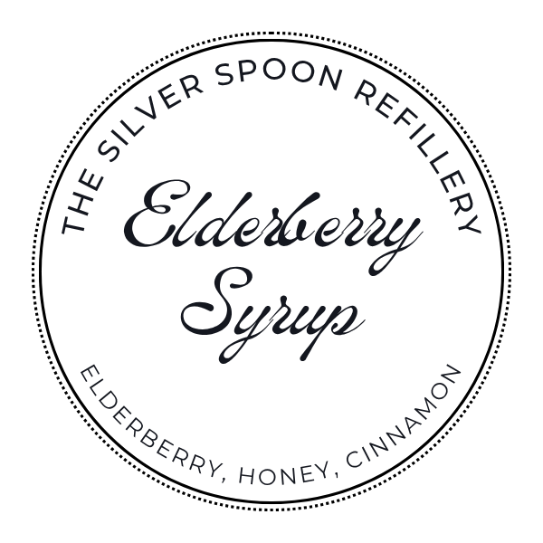 The Silver Spoon label for Elderberry Syrup